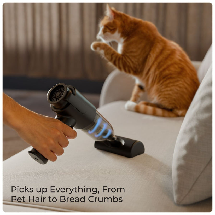 Xech | 9000Pa Turbo Suction Cleaner  | Cordless & Compact Design  | Dual Function for Car, Home & More (with 12 months warenty)